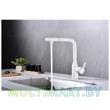 Смеситель Paulmark Viper Vi213105-431 (белый матовый) картинка 8